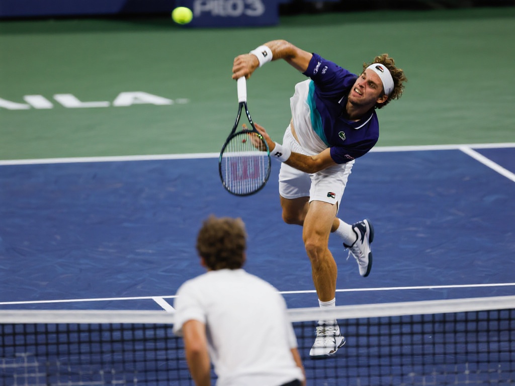 门希克激战三局力克弗里茨 进入第三盘,比赛进入了白热化阶段。弗里茨